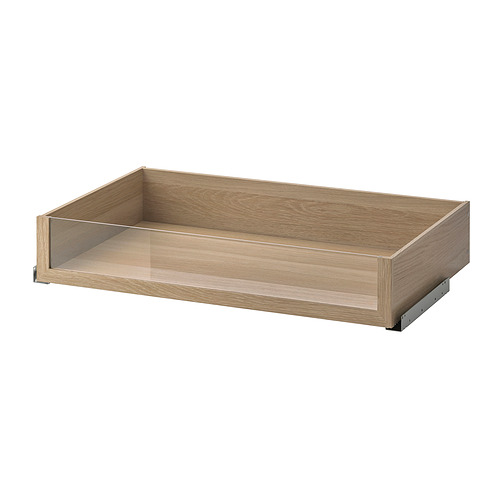 KOMPLEMENT, drawer with glass front
