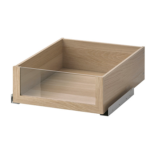 KOMPLEMENT, drawer with glass front