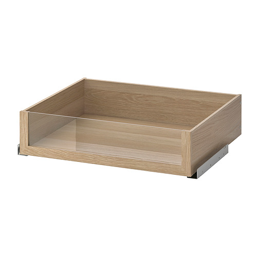 KOMPLEMENT, drawer with glass front