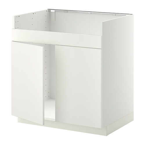 METOD base cab f HAVSEN double bowl sink