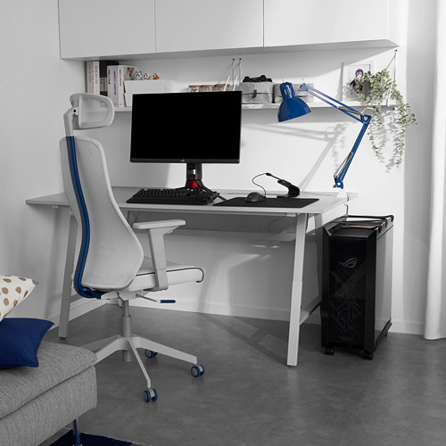 UTESPELARE/MATCHSPEL, gaming desk and chair
