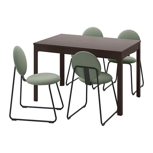 EKEDALEN/MÅNHULT, table and 4 chairs