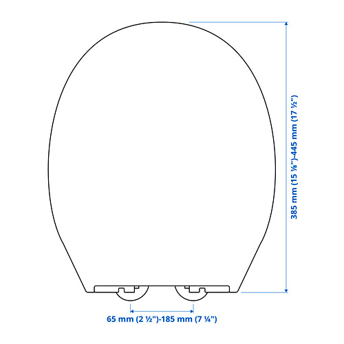 VALLOXEN toilet seat