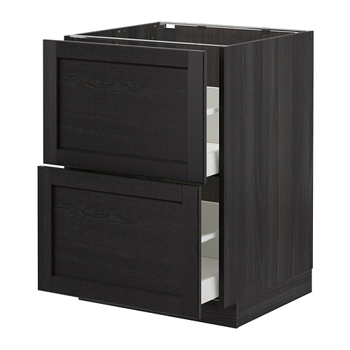 METOD/MAXIMERA base cb 2 fronts/2 high drawers