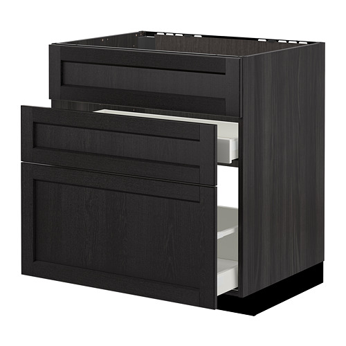 METOD/MAXIMERA base cab f sink+3 fronts/2 drawers