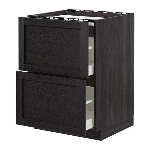 METOD/MAXIMERA base cab f hob/2 fronts/2 drawers