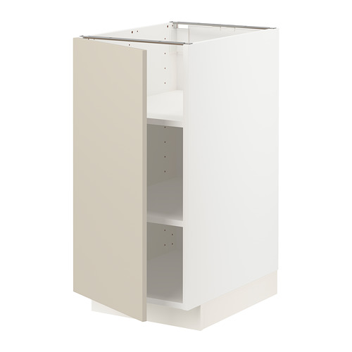 METOD base cabinet with shelves