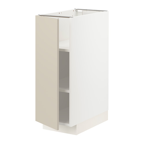 METOD base cabinet with shelves