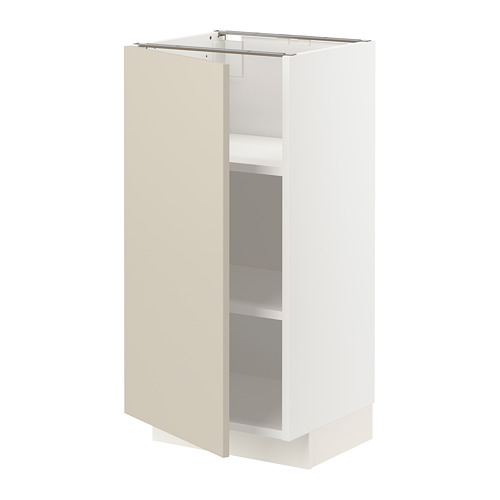 METOD base cabinet with shelves