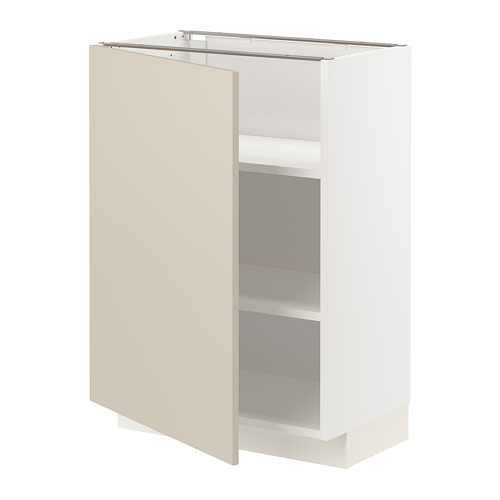 METOD base cabinet with shelves