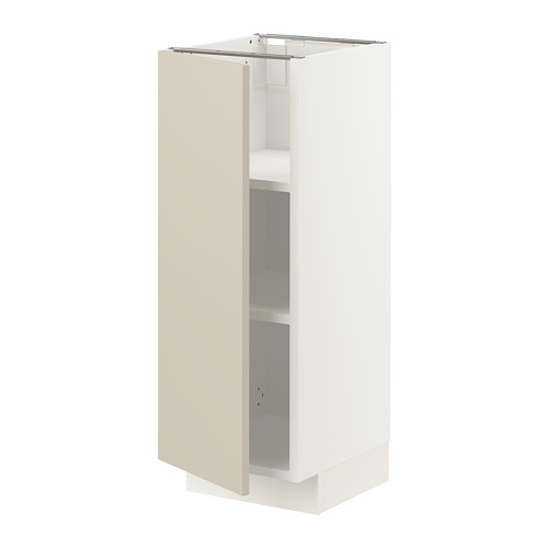 METOD base cabinet with shelves