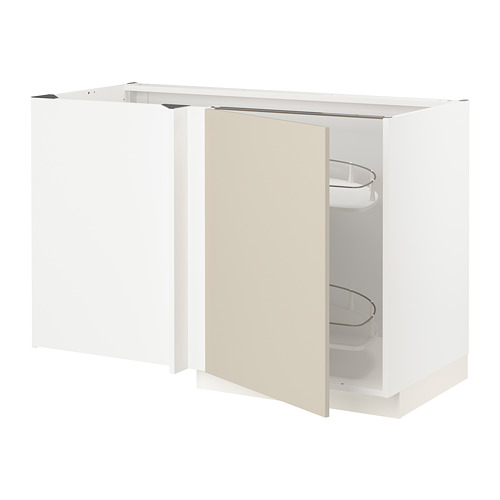 METOD corner base cab w pull-out fitting