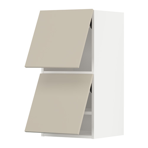 METOD wall cabinet horizontal w 2 doors