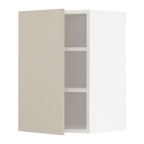 METOD wall cabinet with shelves