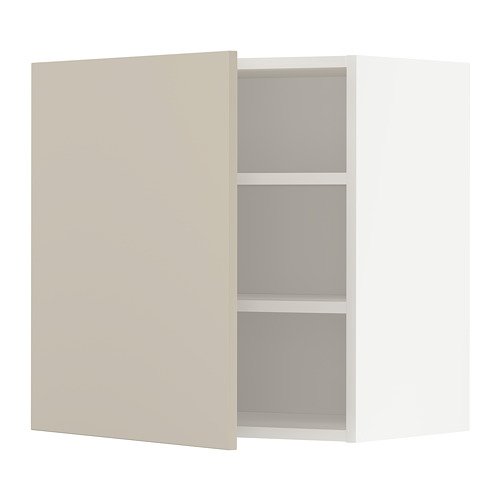 METOD wall cabinet with shelves