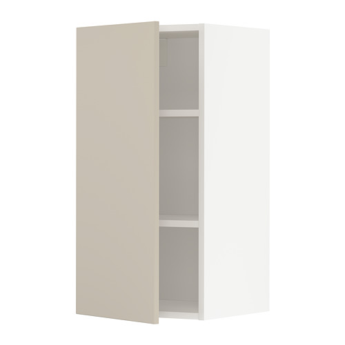 METOD wall cabinet with shelves