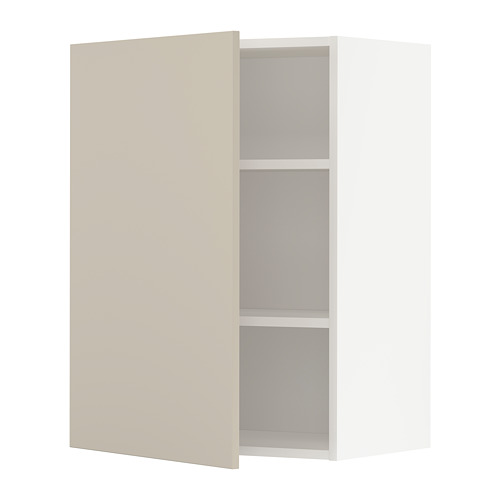 METOD wall cabinet with shelves