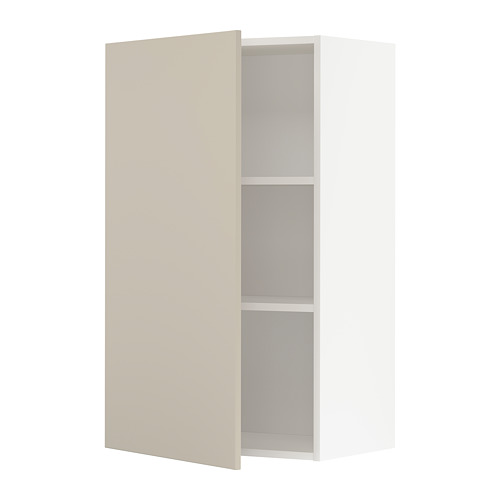 METOD wall cabinet with shelves