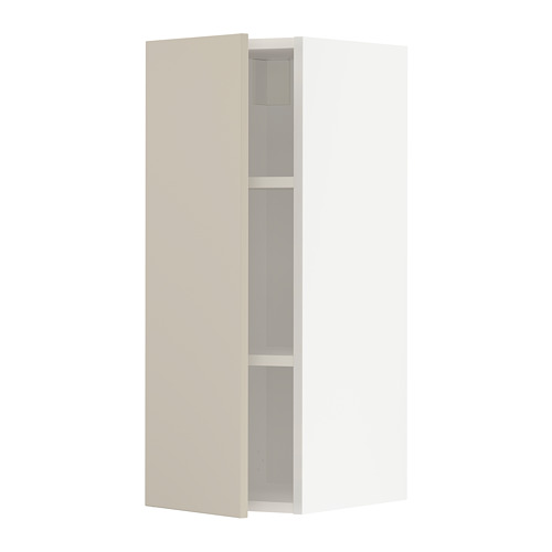 METOD wall cabinet with shelves