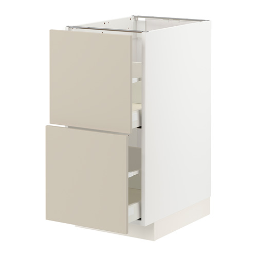 METOD/MAXIMERA base cb 2 fronts/2 high drawers