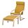 POÄNG, armchair and footstool