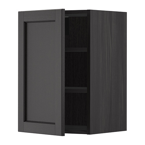 METOD wall cabinet with shelves