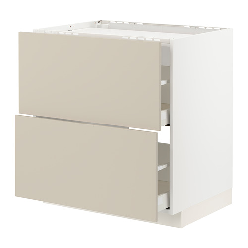 METOD/MAXIMERA base cab f hob/2 fronts/2 drawers