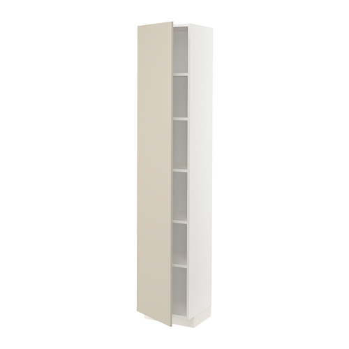 METOD high cabinet with shelves