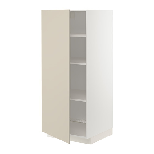 METOD high cabinet with shelves
