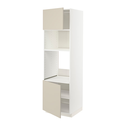METOD hi cb f oven/micro w 2 drs/shelves