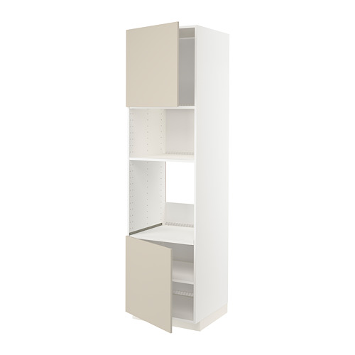METOD hi cb f oven/micro w 2 drs/shelves