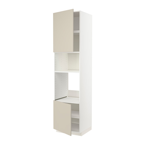 METOD hi cb f oven/micro w 2 drs/shelves