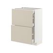 METOD/MAXIMERA base cab with 2 fronts/3 drawers