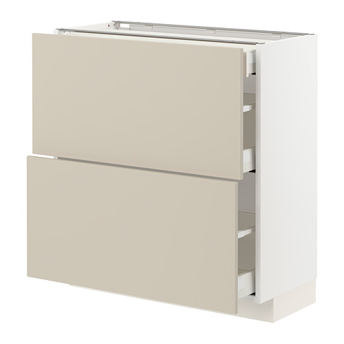 METOD/MAXIMERA base cab with 2 fronts/3 drawers