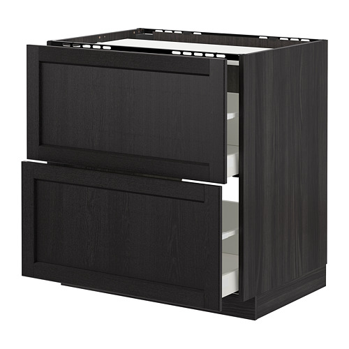 METOD/MAXIMERA base cab f hob/2 fronts/2 drawers