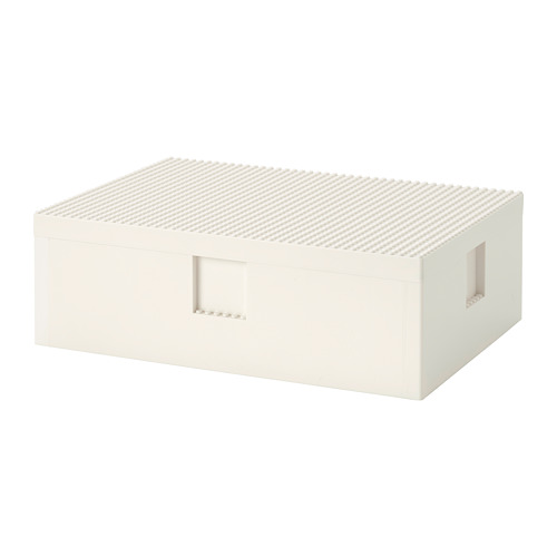BYGGLEK, LEGO® kassi með loki
