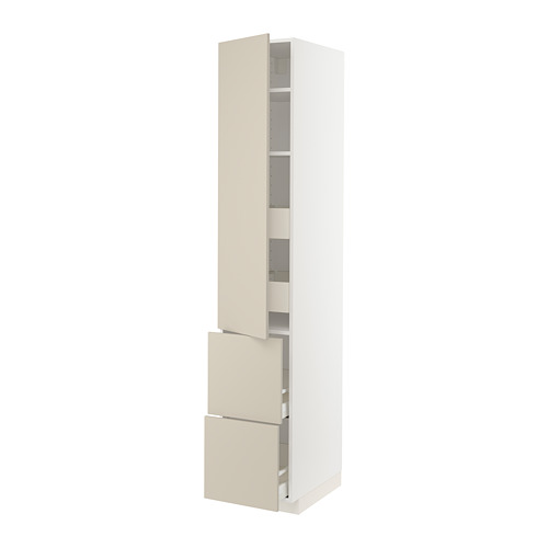 METOD/MAXIMERA hi cab w shlvs/4 drawers/dr/2 frnts