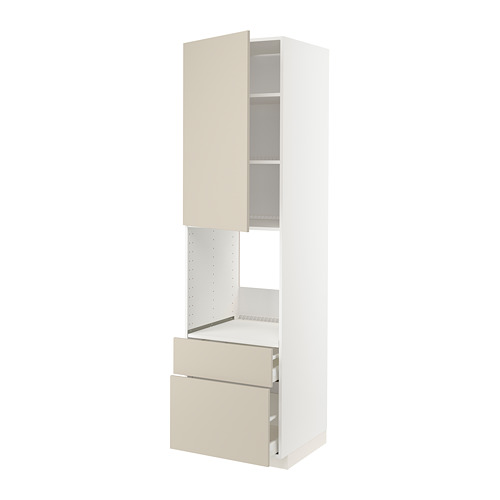 METOD/MAXIMERA, hár skápur f/ofn/hu/2frhl/1m/1h skú
