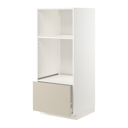 METOD/MAXIMERA high cab for oven/micro w drawer