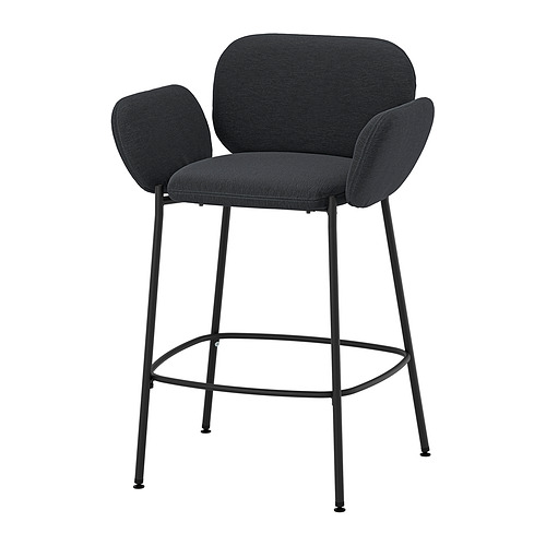 SYNTORP, barstóll með baki