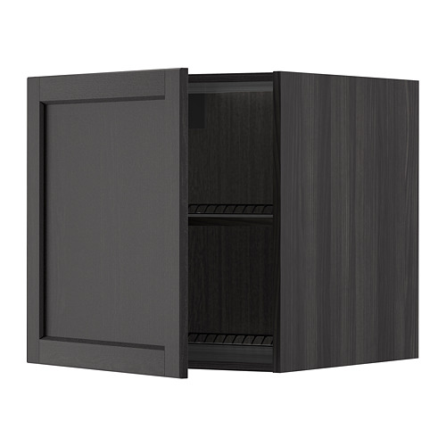 METOD, top cabinet for fridge/freezer