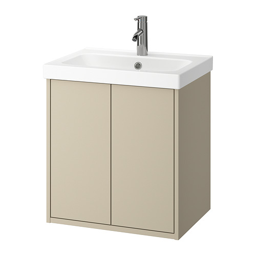 HAVBÄCK/ORRSJÖN, wash-stnd w doors/wash-basin/tap