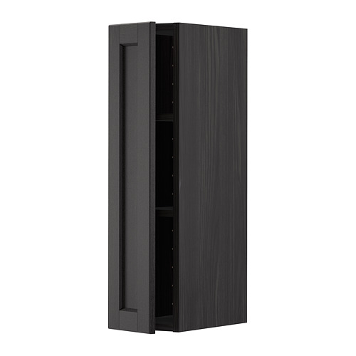 METOD wall cabinet with shelves