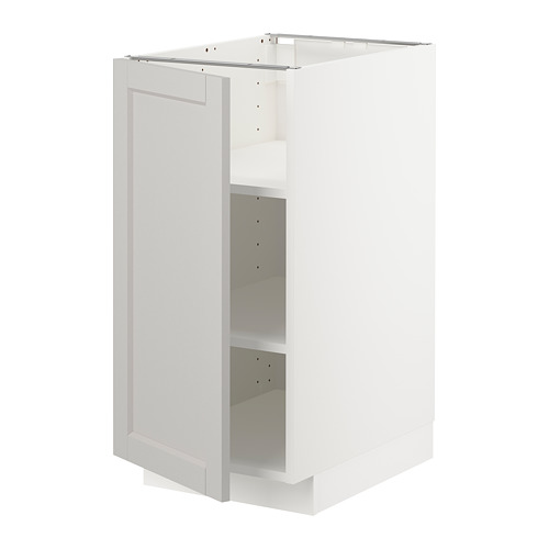 METOD base cabinet with shelves