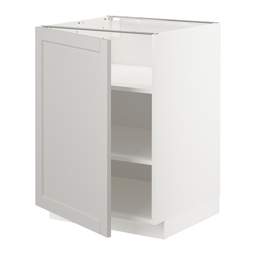 METOD base cabinet with shelves