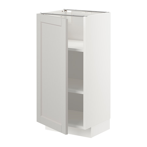 METOD base cabinet with shelves