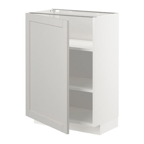 METOD base cabinet with shelves