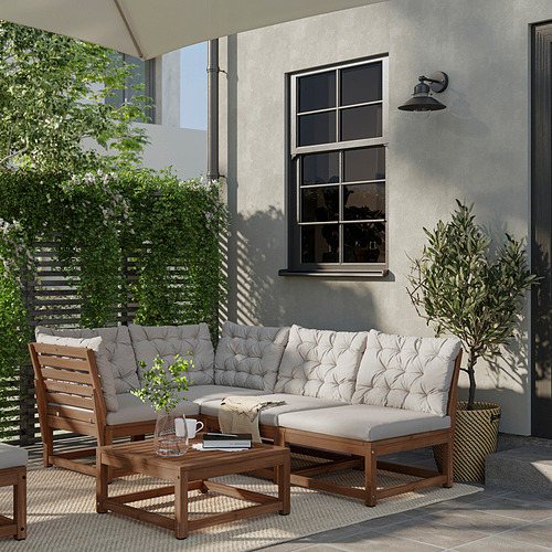 NÄMMARÖ, þriggja sæta hornsófi