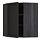 METOD, corner wall cabinet with shelves