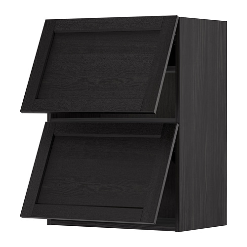 METOD wall cab horizo 2 doors w push-open